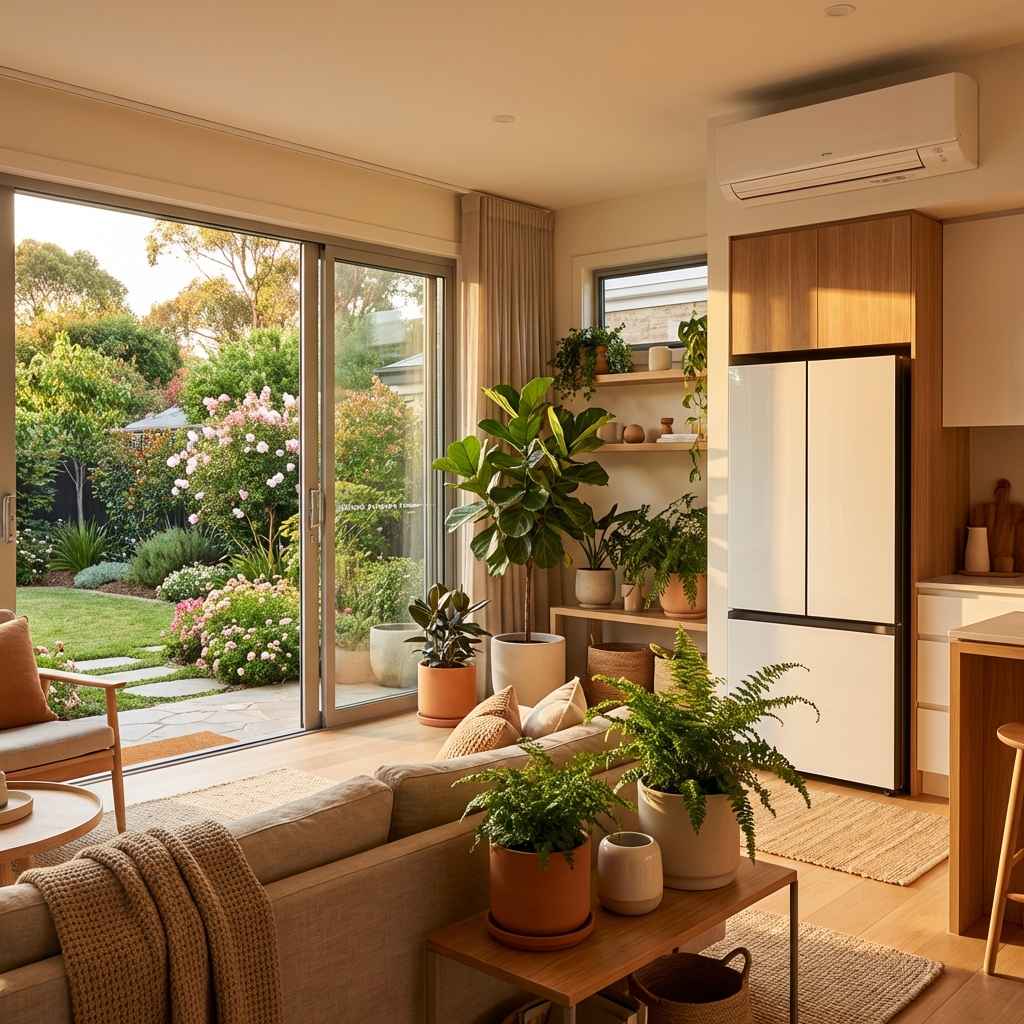 Casa moderna com jardim