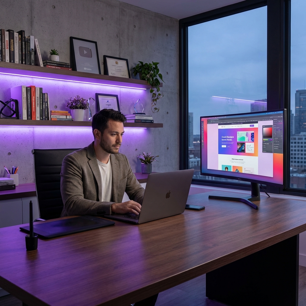 Profissional em escritório